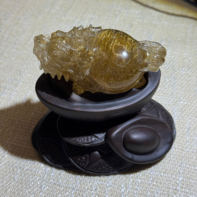 HKHG0430-142 銅髮晶貔貅擺件 (A142)