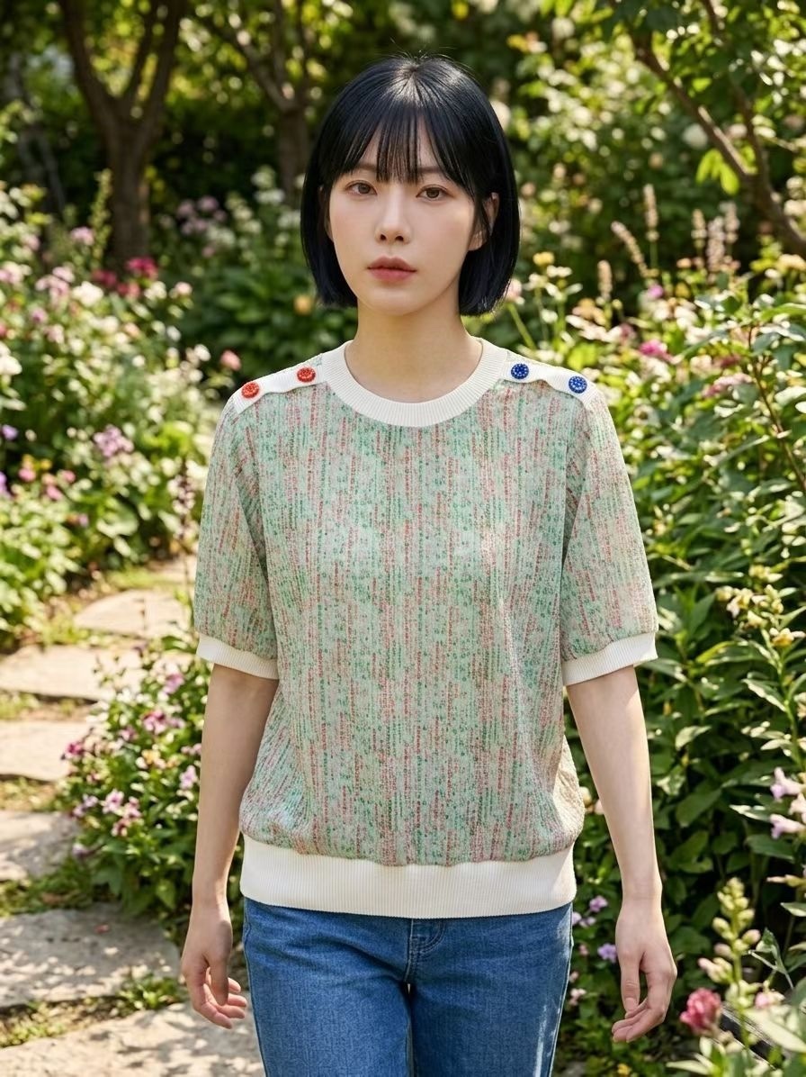 Y牌子拼色top ～161AD