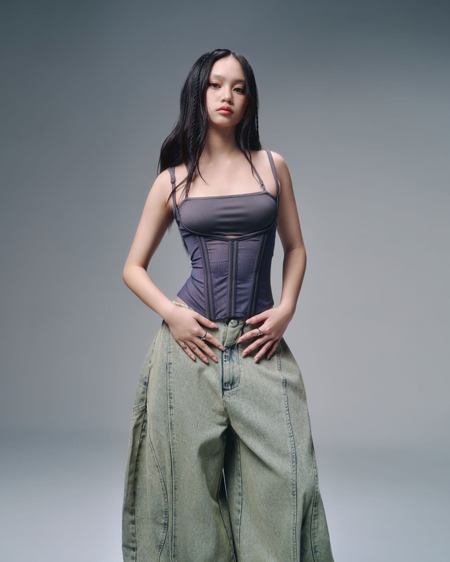 BUNNYHILL MELIOS MESH TOP 網紗 束身 抹胸 網眼 背心