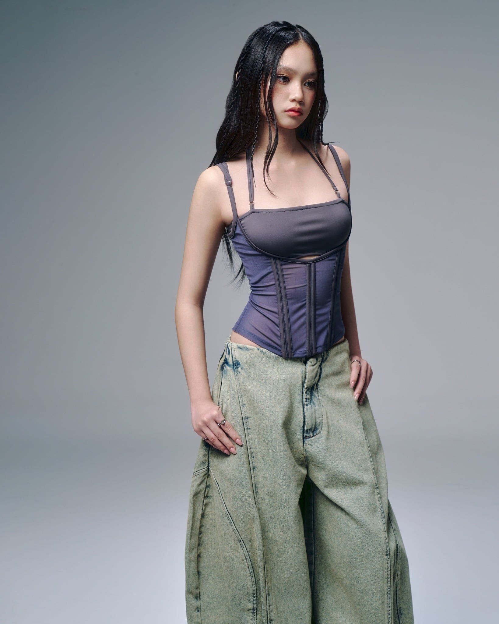 BUNNYHILL MELIOS MESH TOP 網紗 束身 抹胸 網眼 背心
