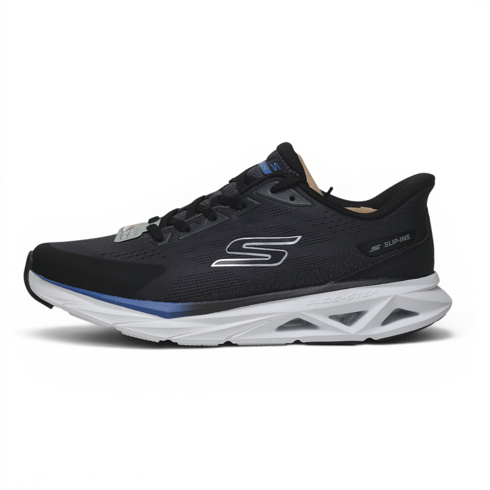 SKECHERS 慢跑鞋 GLIDE-STEP VORTEX 黑色 瞬穿 運動鞋 男 221040BKCC