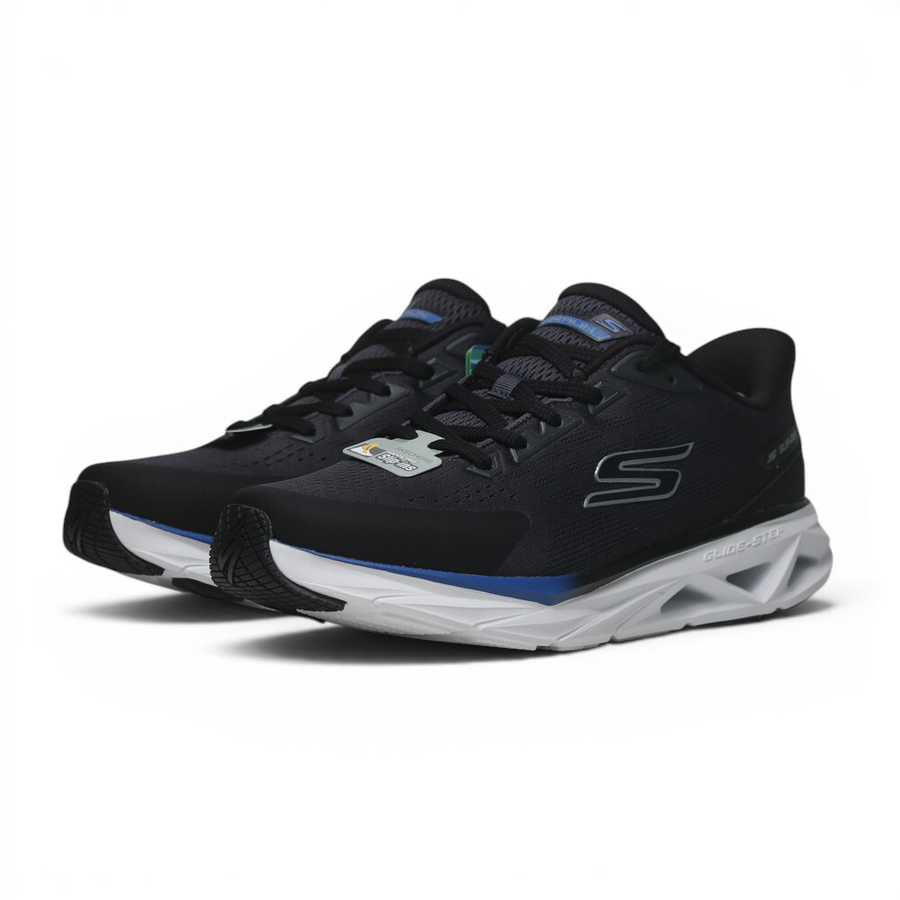SKECHERS 慢跑鞋 GLIDE-STEP VORTEX 黑色 瞬穿 運動鞋 男 221040BKCC