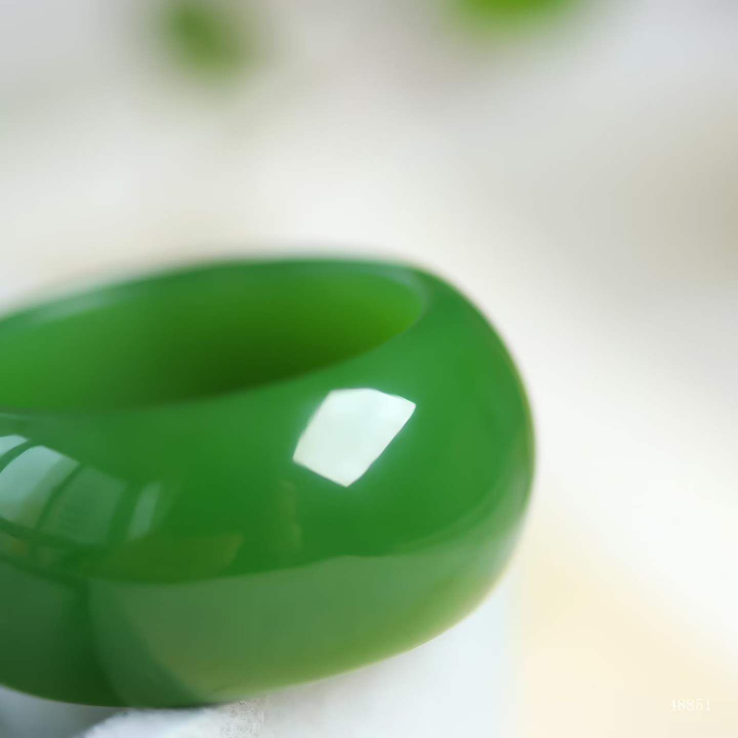 416139 和田玉碧玉戒指 (內徑 19mm)