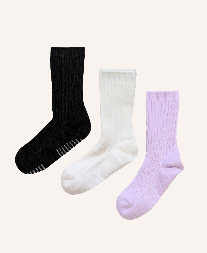 基礎黑白紫色票3入組