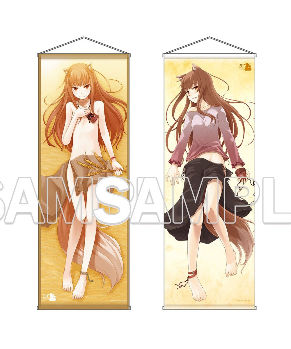 預購-『狼與辛香料』原作20周年紀念 BIG掛軸 抱枕套系列【日本進口精品】