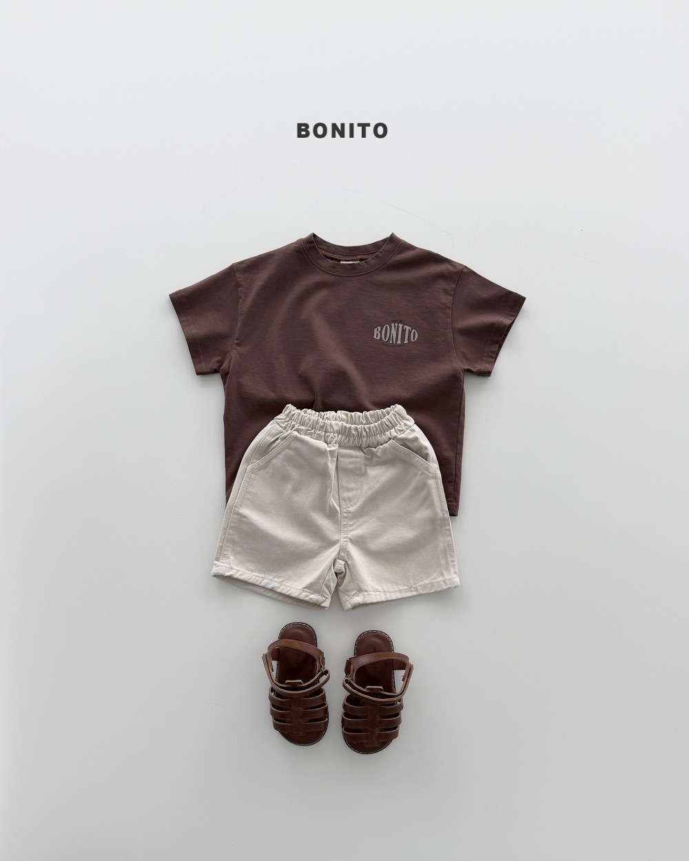 Bonito 弧形 tee / 2色