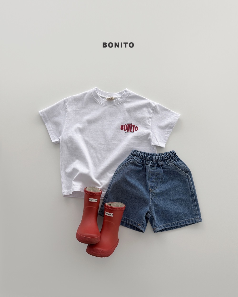 Bonito 弧形 tee / 2色