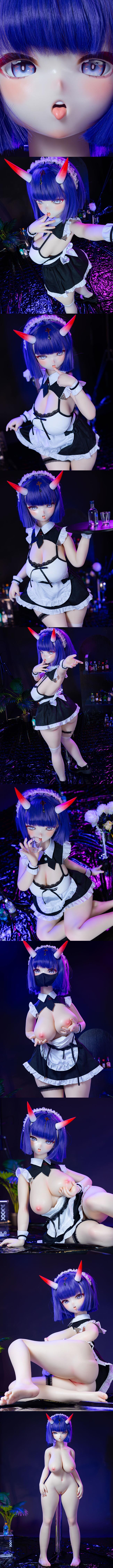 魔物姬娃娃 121cm 大胸 和酒 矽膠頭+矽膠身體 mwgirl acg cartoon anime silicone sex doll