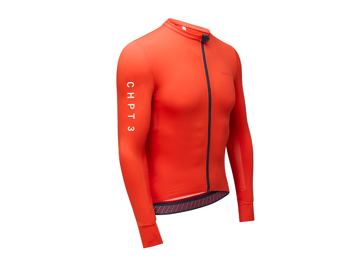 CHPT3 LS Jersey 男性春夏長袖車衣 火焰紅