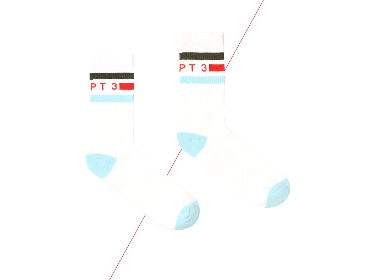 CHPT3 Essential Tube Socks 中筒襪 白色 - L/XL