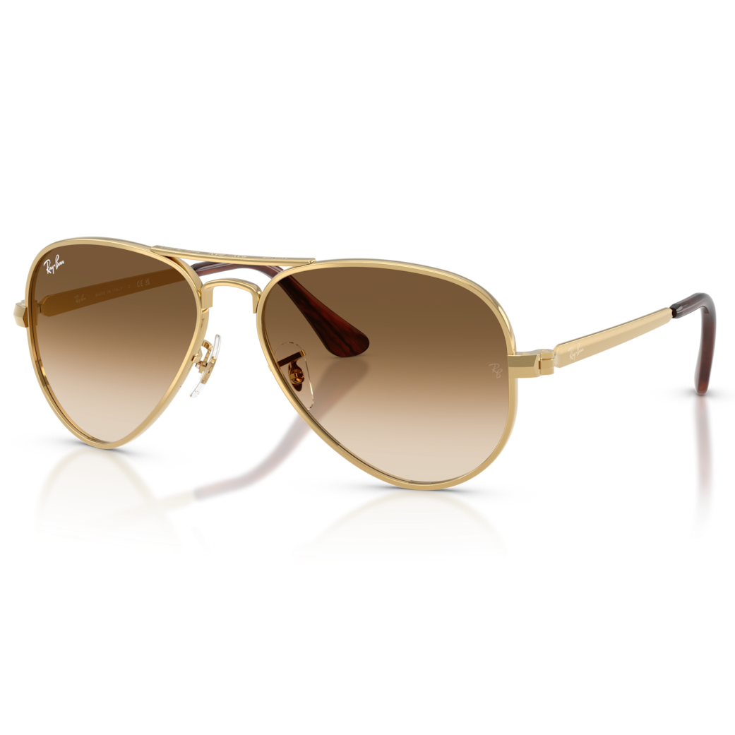 【RayBan】RB3925 001/51-62mm 太陽眼鏡(金|清澈漸變啡色)