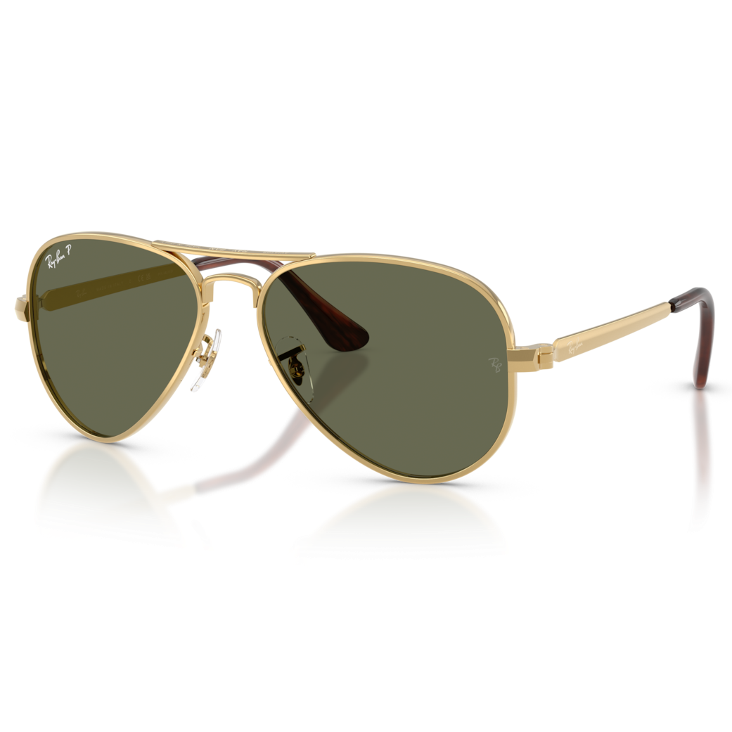 【RayBan】RB3925 001/58 62mm飛行員偏光太陽眼鏡 ♣(金/綠偏光鏡片)