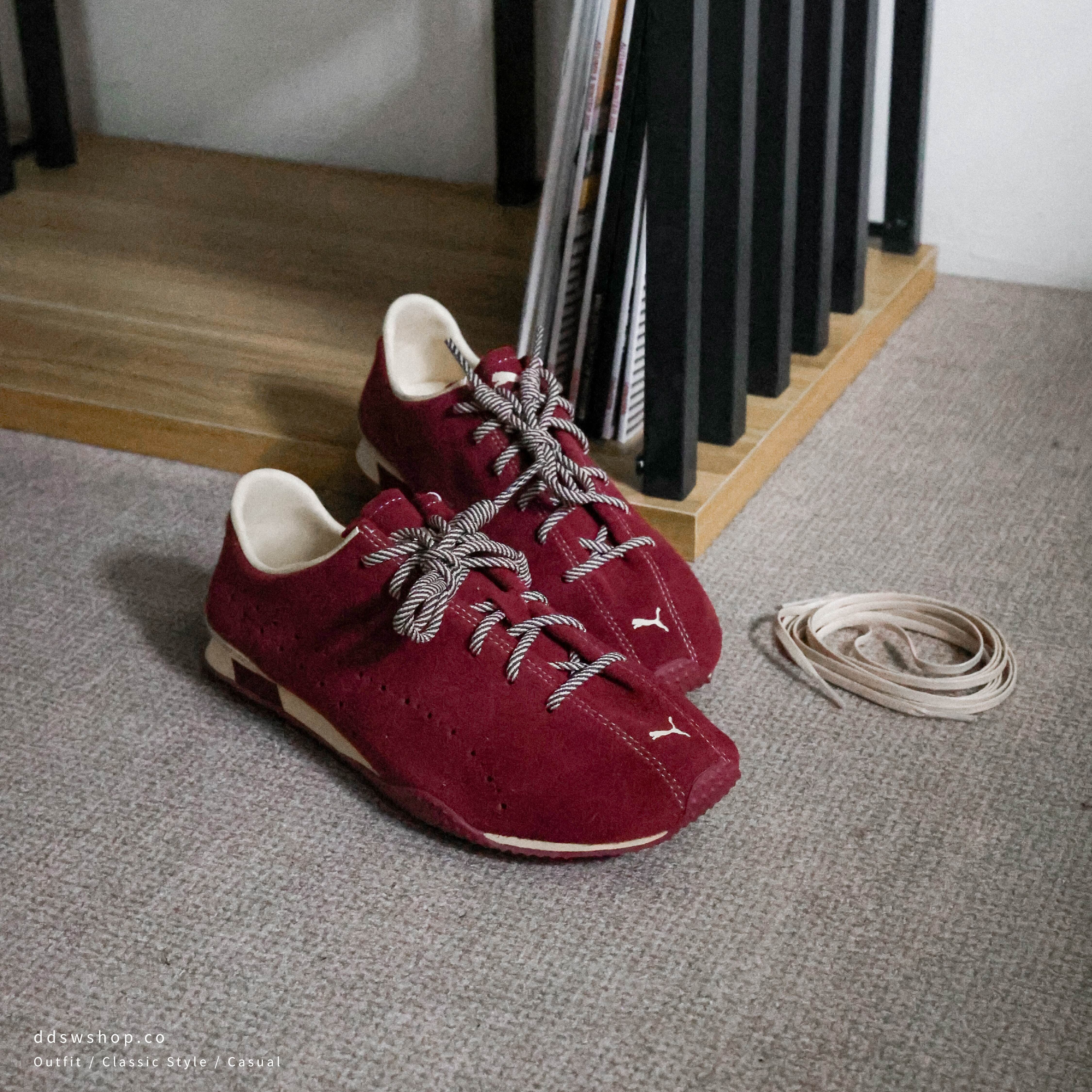 "代購" PUMA x NOAFTERNO H-STREET 聯名 酒紅 麂皮 德訓鞋