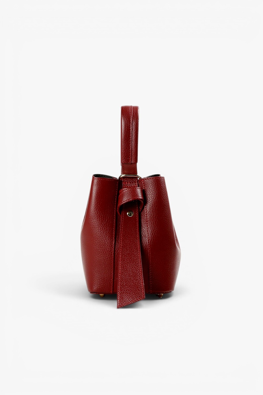 Filia 真皮小巧手腕包 酒紅