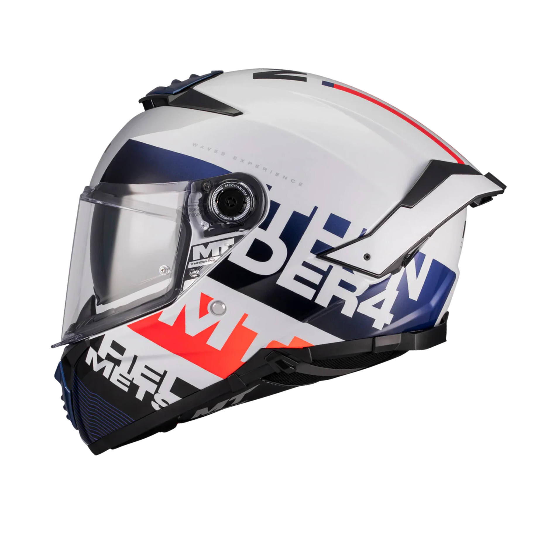 MT HELMETS THUNDER 4 SV WAVES A17 GLOSS 亮面