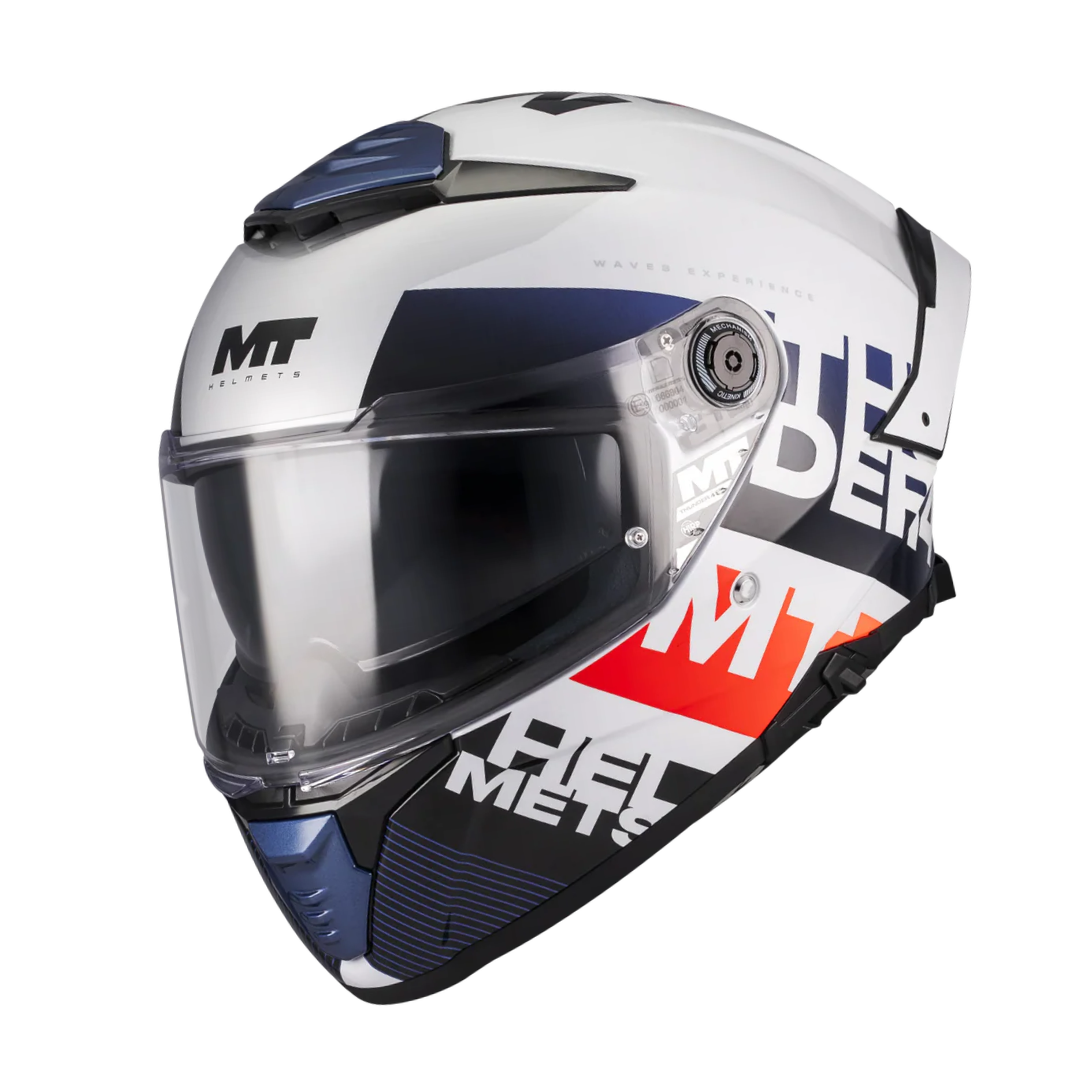 MT HELMETS THUNDER 4 SV WAVES A17 GLOSS 亮面