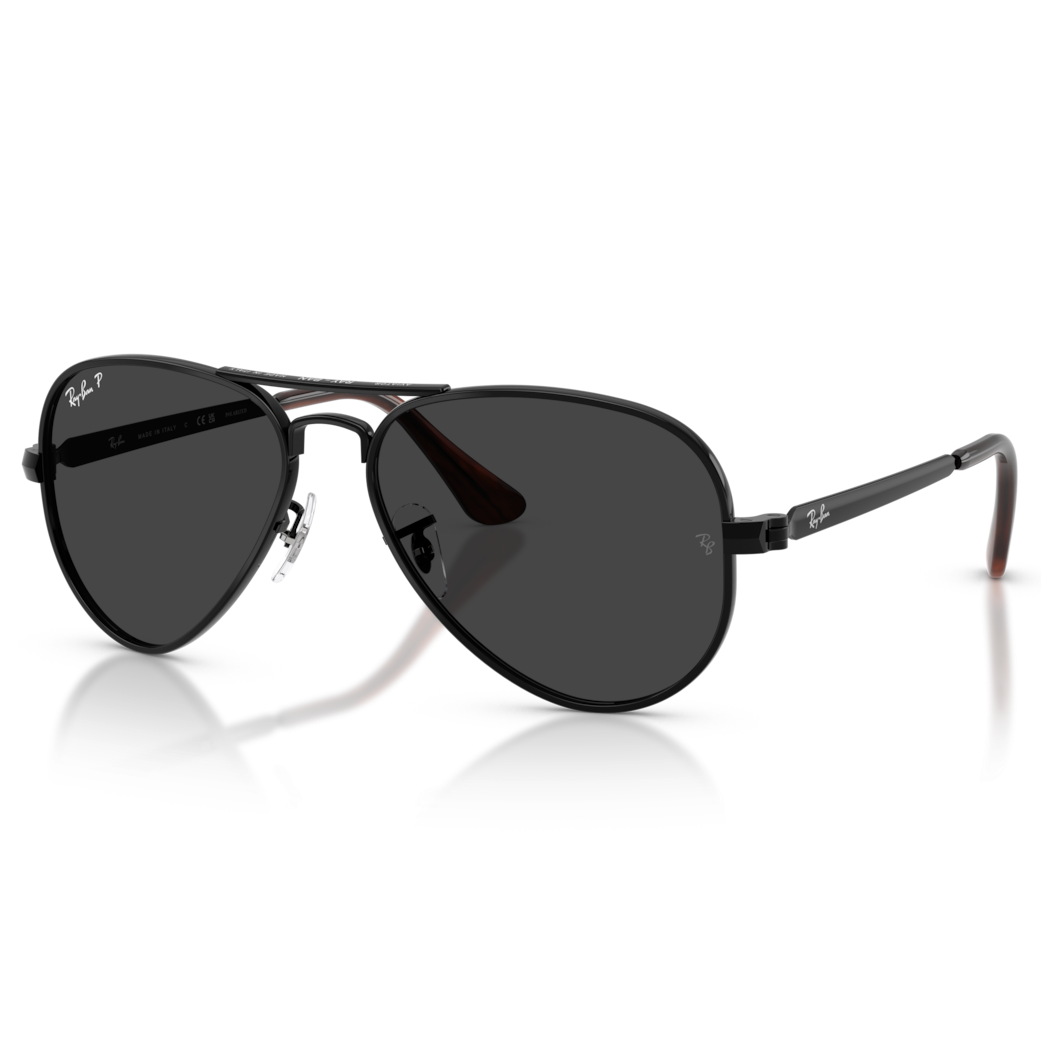 【RayBan】RB3925 002/48 62mm飛行員偏光太陽眼鏡♣(黑/黑偏光鏡片)