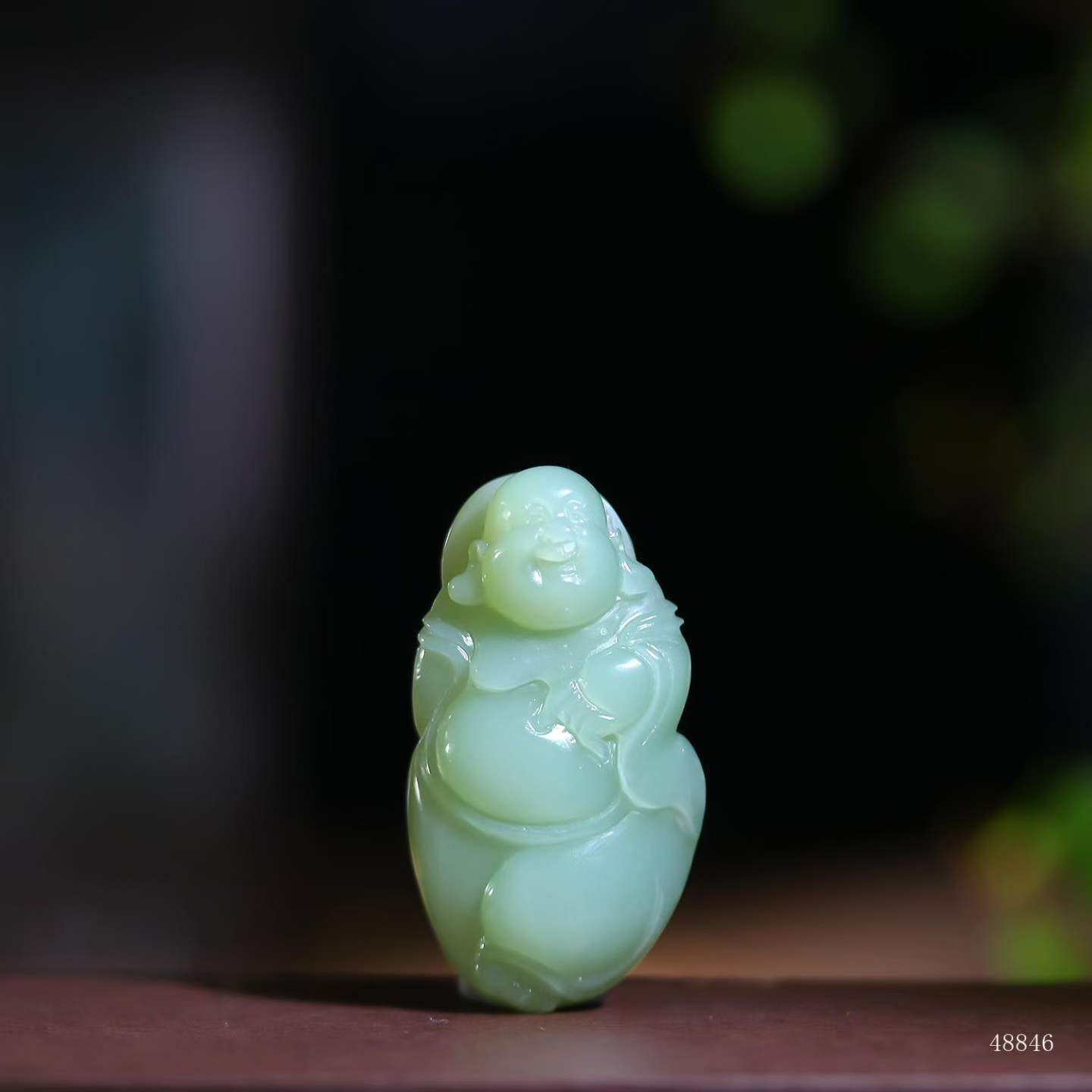 和田玉彌勒渡福,天然和田玉軟玉