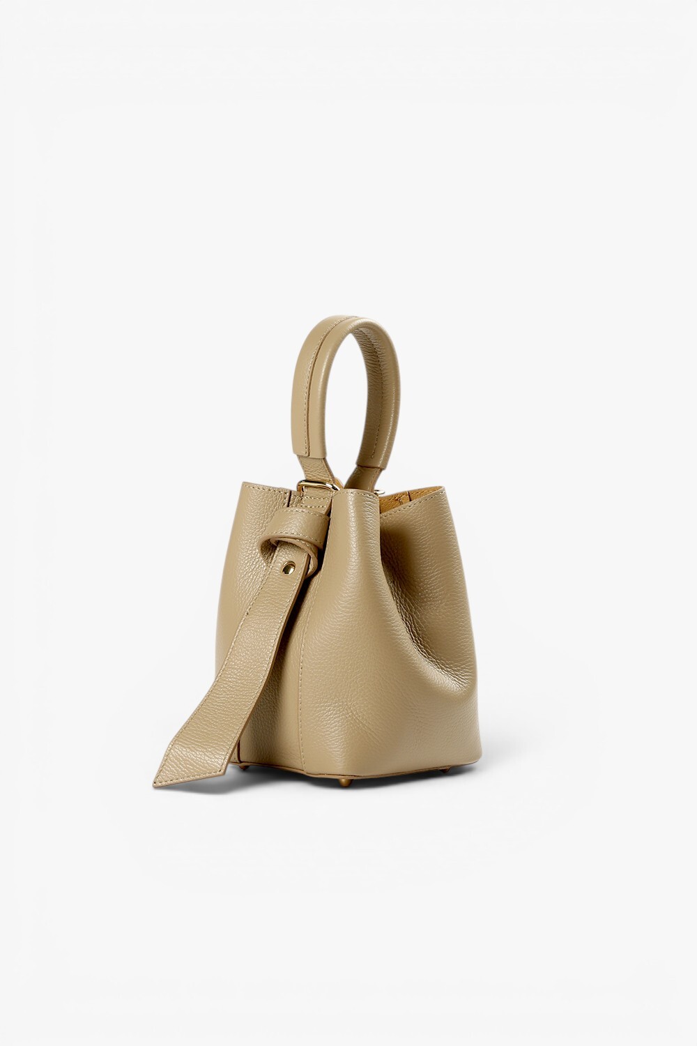 Filia 真皮小巧手腕包 深米