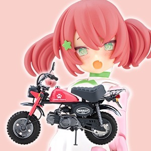 26年12月 Megami Device 女神裝置 PUNI☆MOFU 貓貓 with 本田猴 Z50J-1 組裝模型