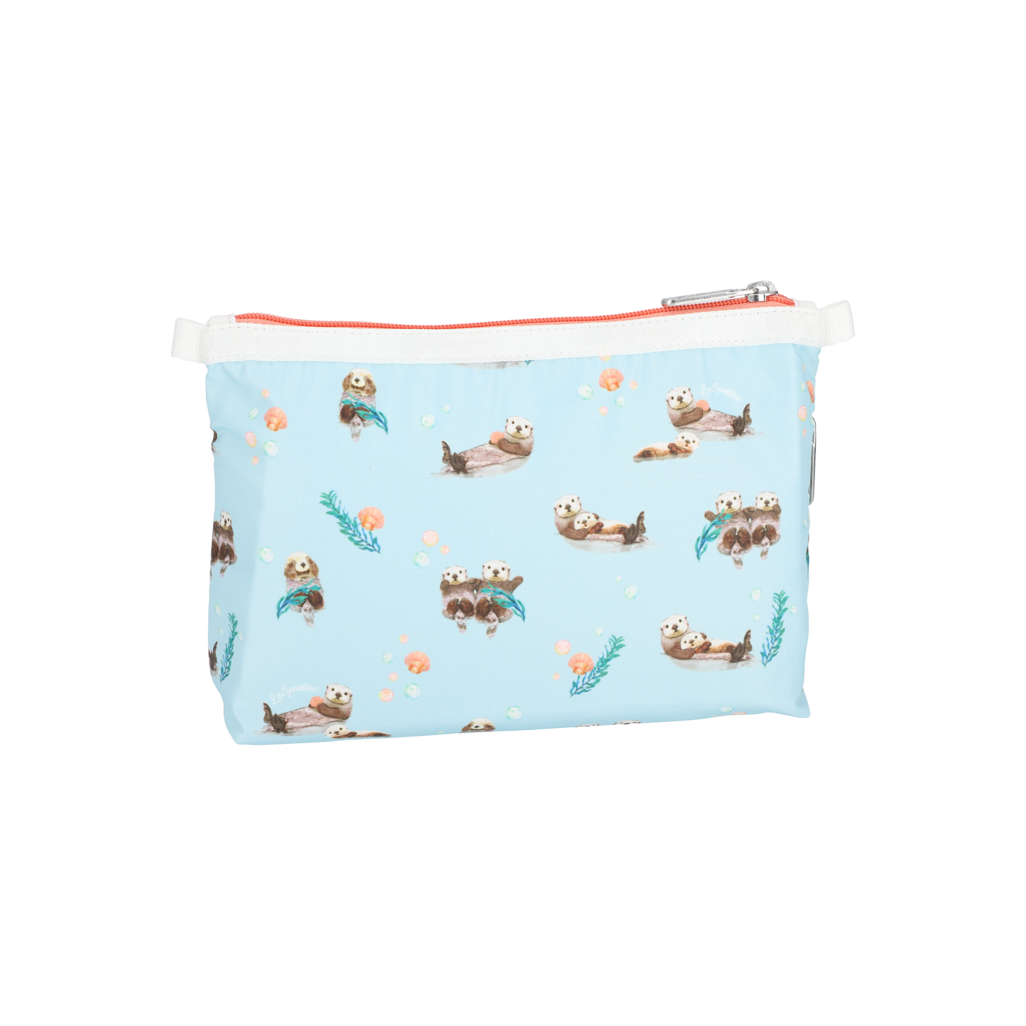 雙層化妝袋 (FLOATING SEA OTTERS)