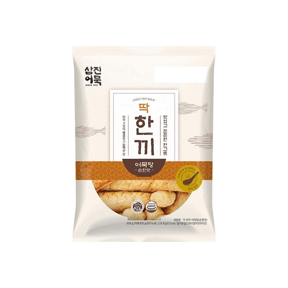 【BK SHOP】韓國三進(一餐魚板湯原味)308G