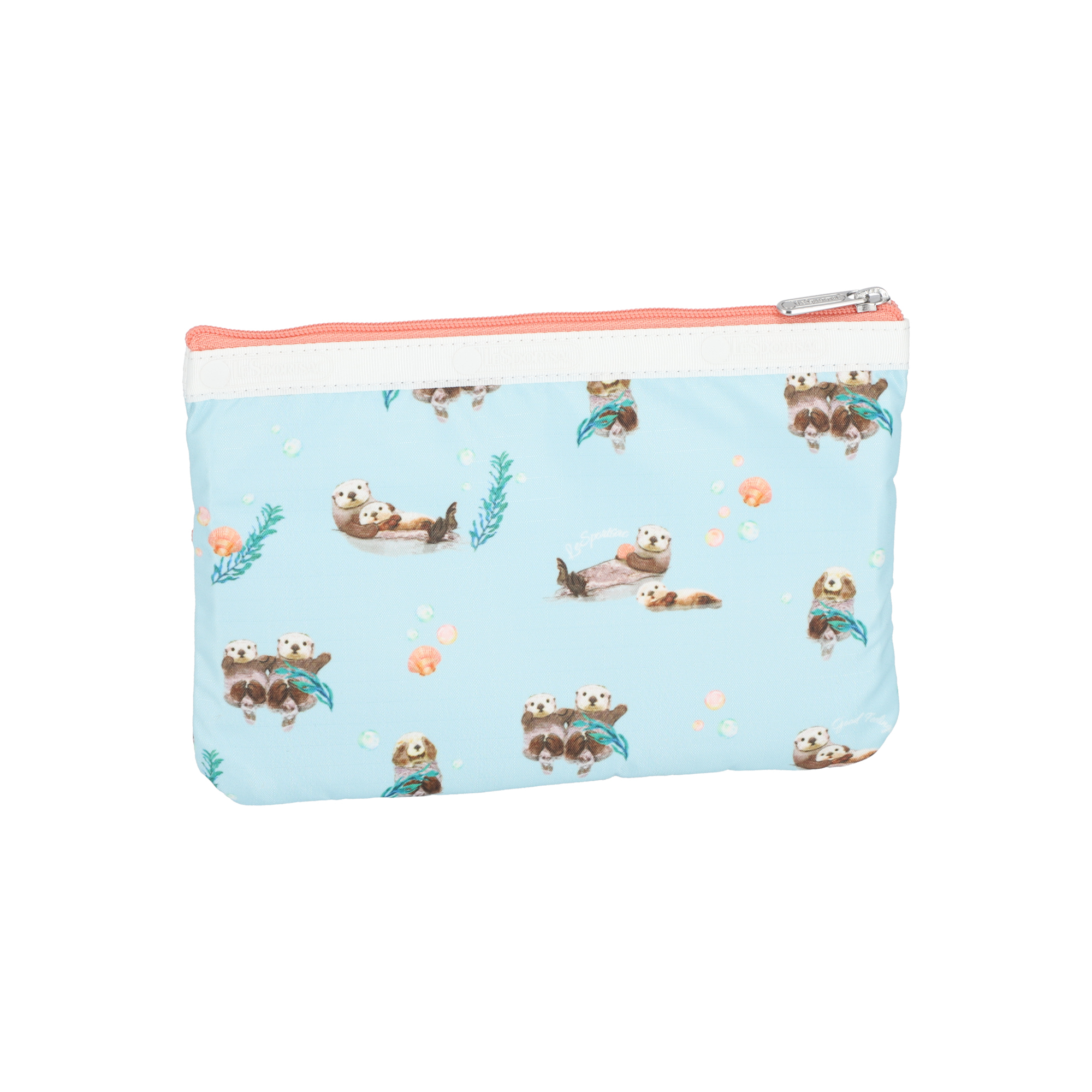 三拉鍊化妝袋 (FLOATING SEA OTTERS)
