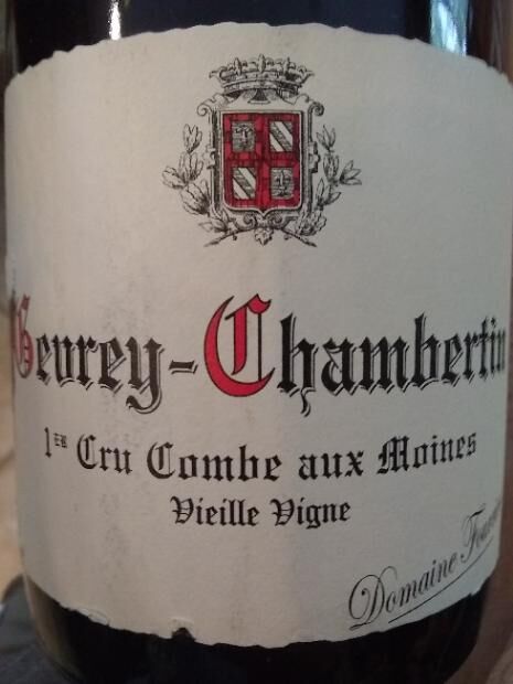 Fourrier Gevrey Chambertin 1er Cru Combe Aux Moines Vieille Vigne 2017 (BH94)
