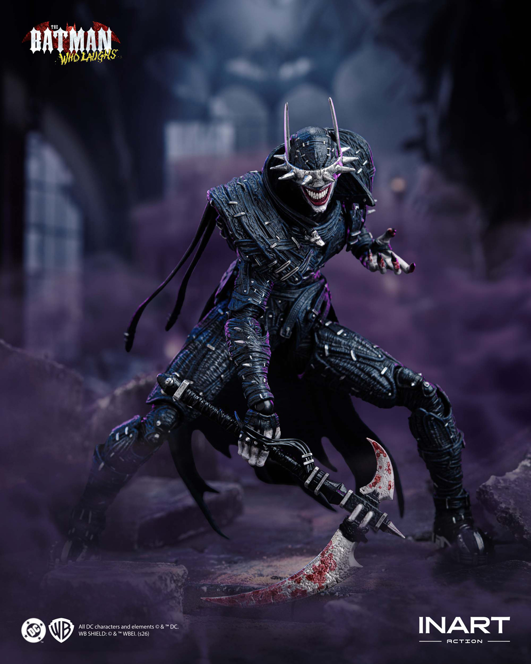 (預訂) INART –《暗夜：金屬》「狂笑蝙蝠俠」The Batman Who Laughs 可動人偶