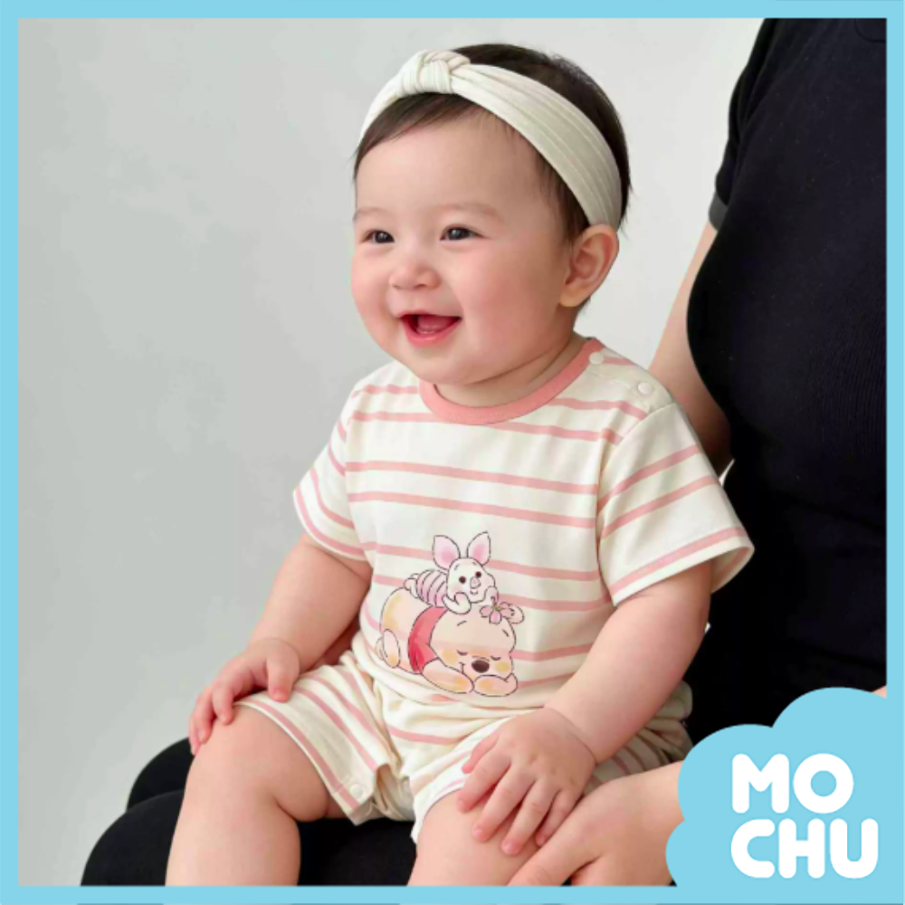 安睡維尼短袖連身衣