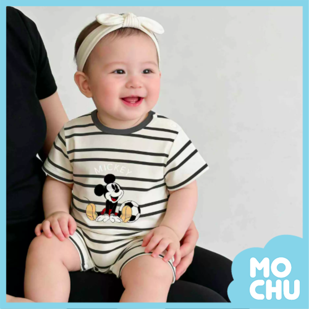 童夢米奇短袖連身衣(二色)