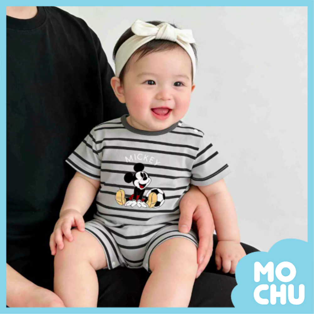 童夢米奇短袖連身衣(二色)