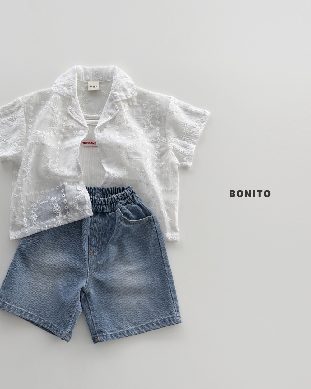Bonito 時髦透視感襯衫 (Kid)