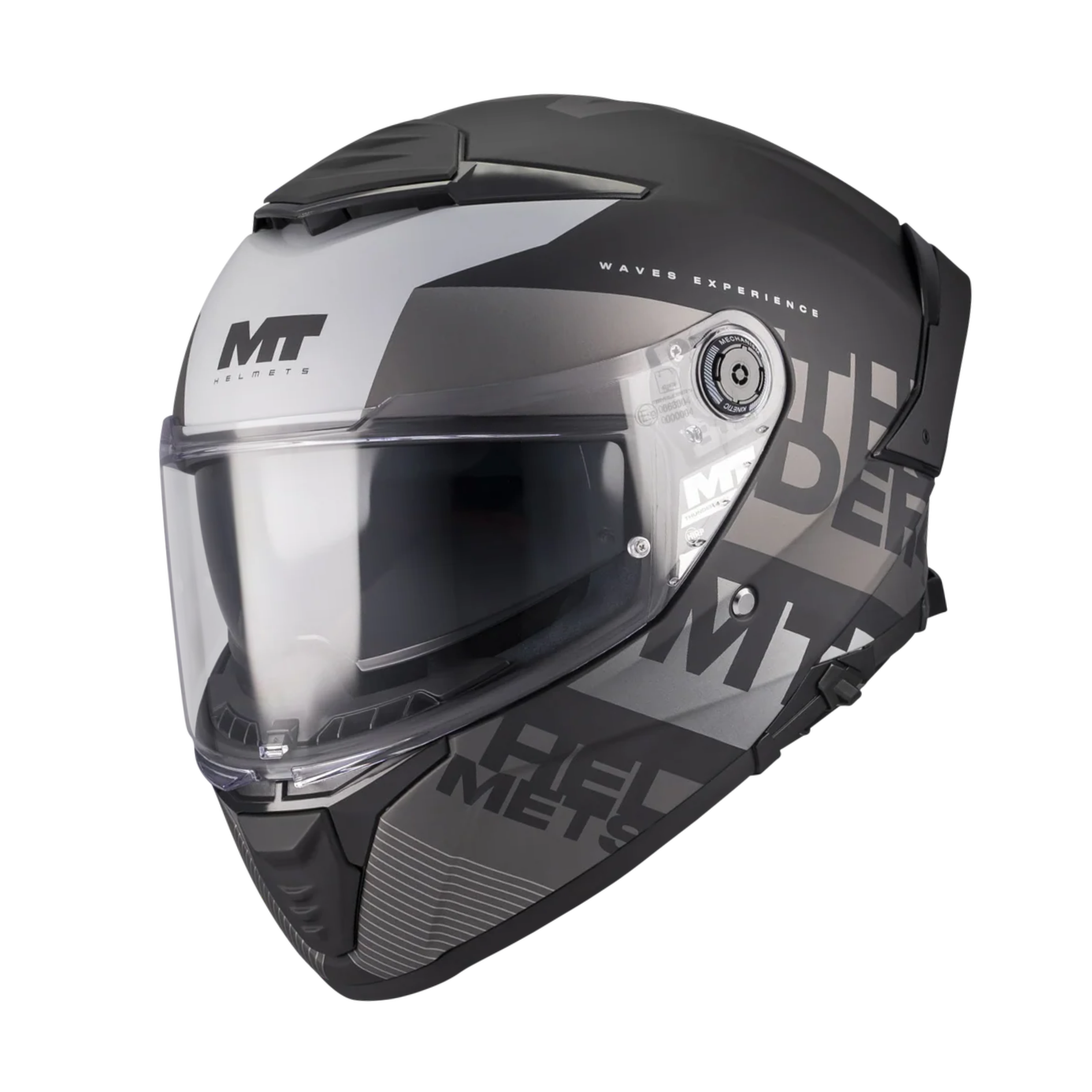 MT HELMETS THUNDER 4 SV WAVES B2 MATT 消光面