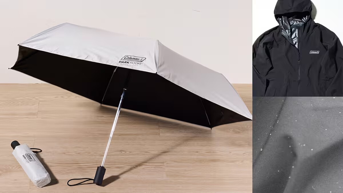 日本限定 coleman X Lawson 聯名系列 雨傘 雨衣 防水外套 附收納袋