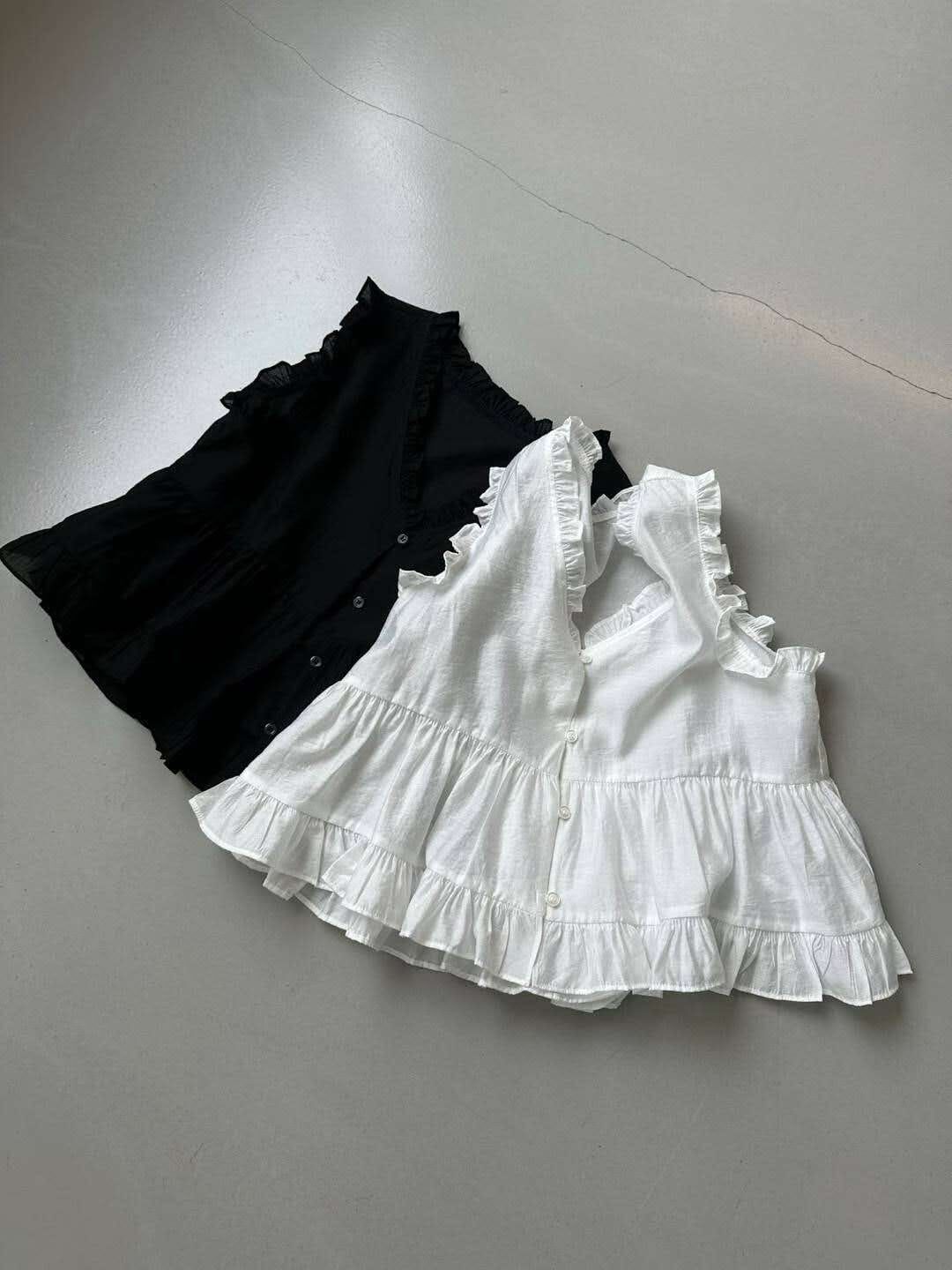 PN6109 俏皮荷葉蛋糕背心