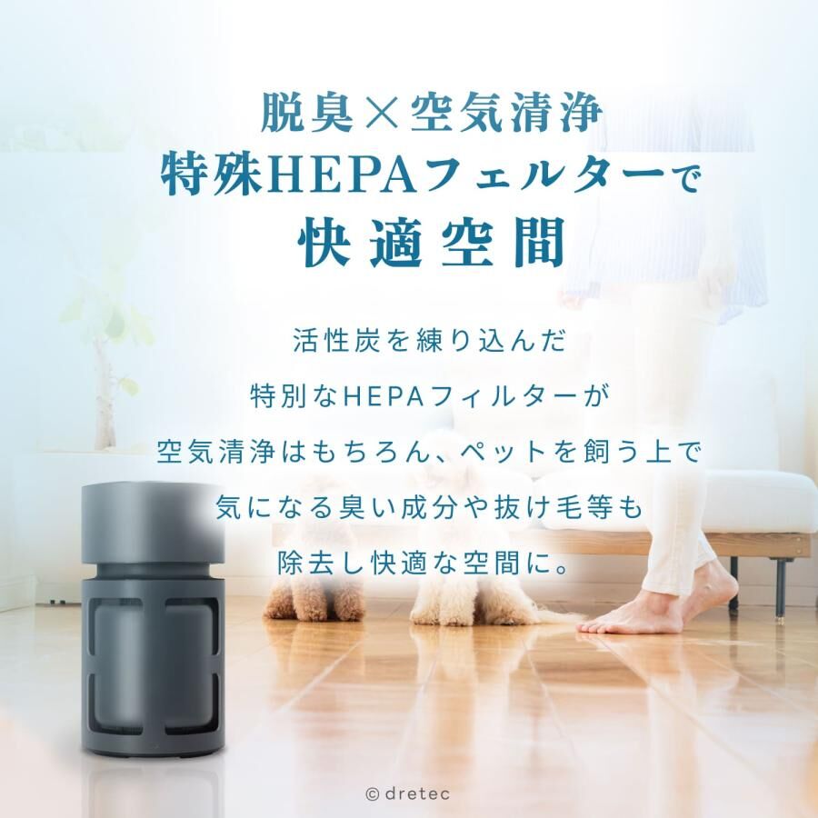 Dretec Smile Breeze Air Purifier AC-100DG