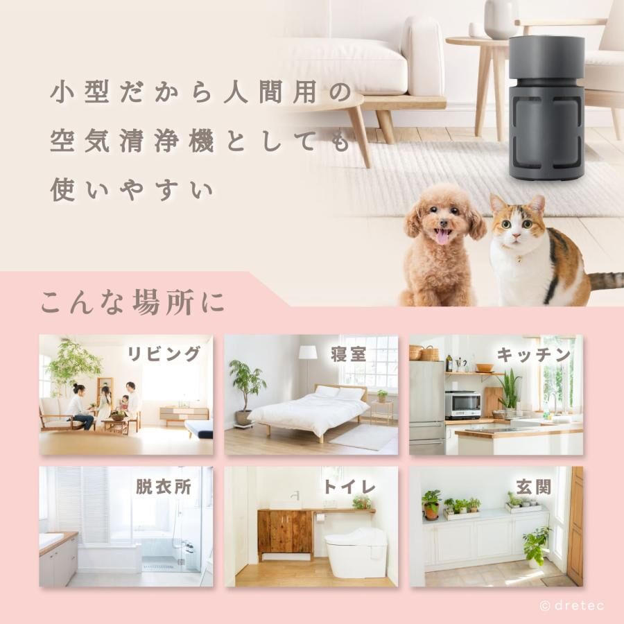 Dretec Smile Breeze Air Purifier AC-100DG