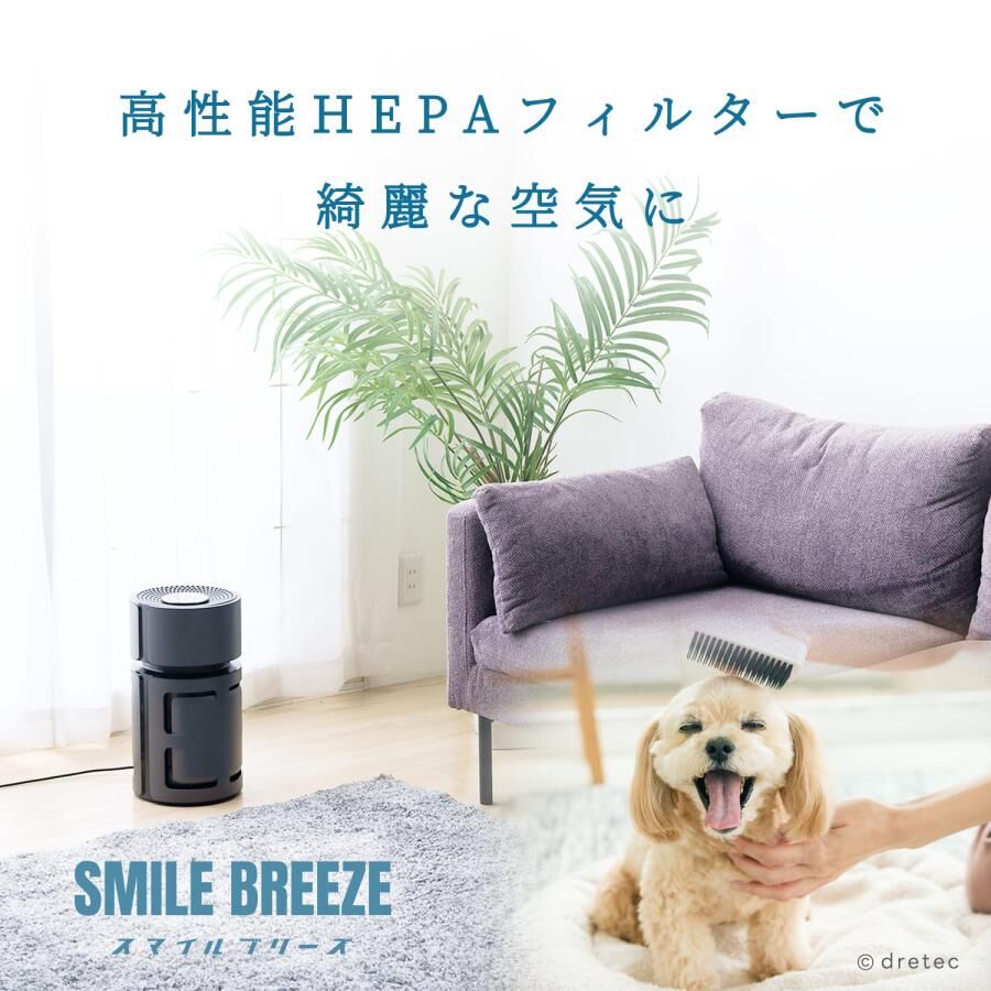 Dretec Smile Breeze Air Purifier AC-100DG