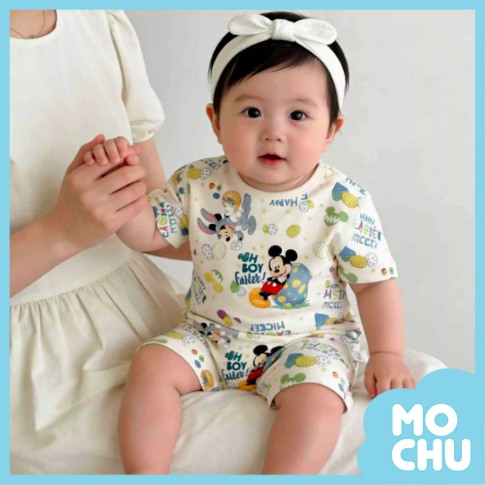 彩蛋米奇短袖連身衣