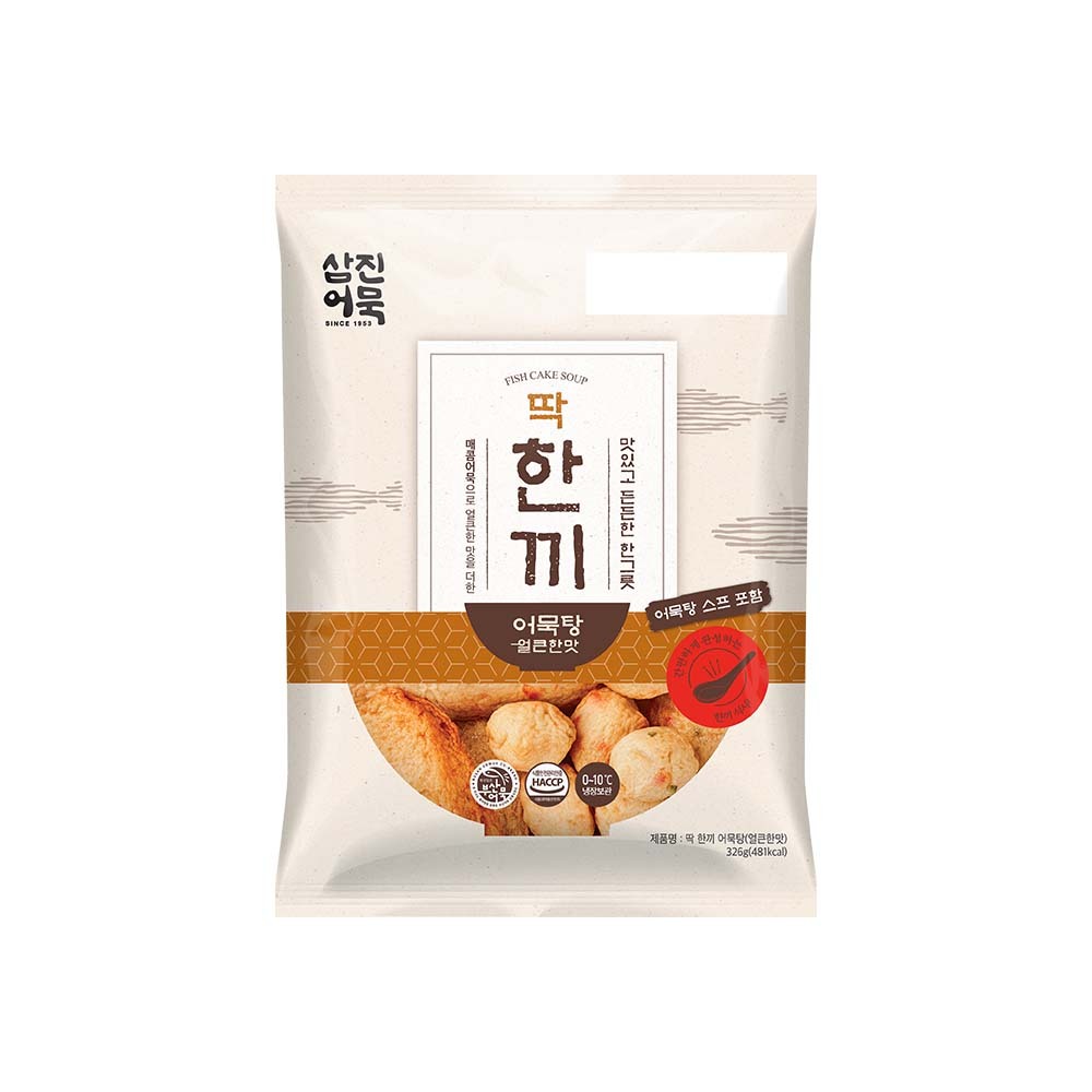 【BK SHOP】韓國三進(一餐魚板湯辣味)326G