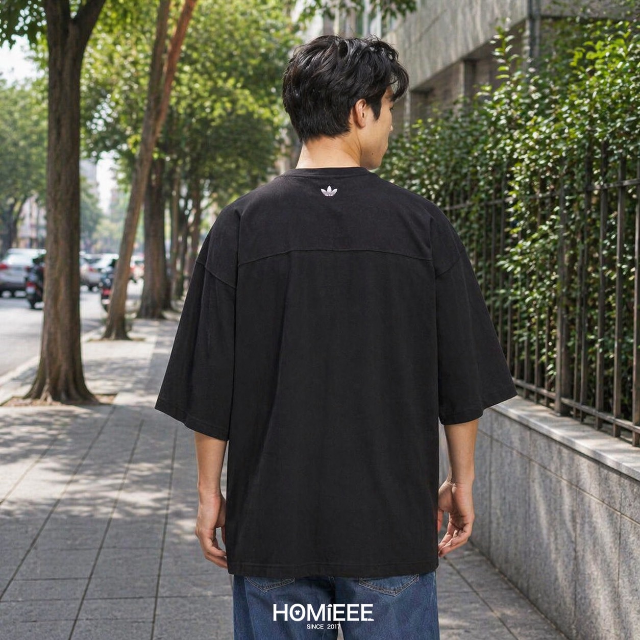 Adidas Originals Tee 短袖 哥德字 美式 寬鬆 黑色 [KT3039]