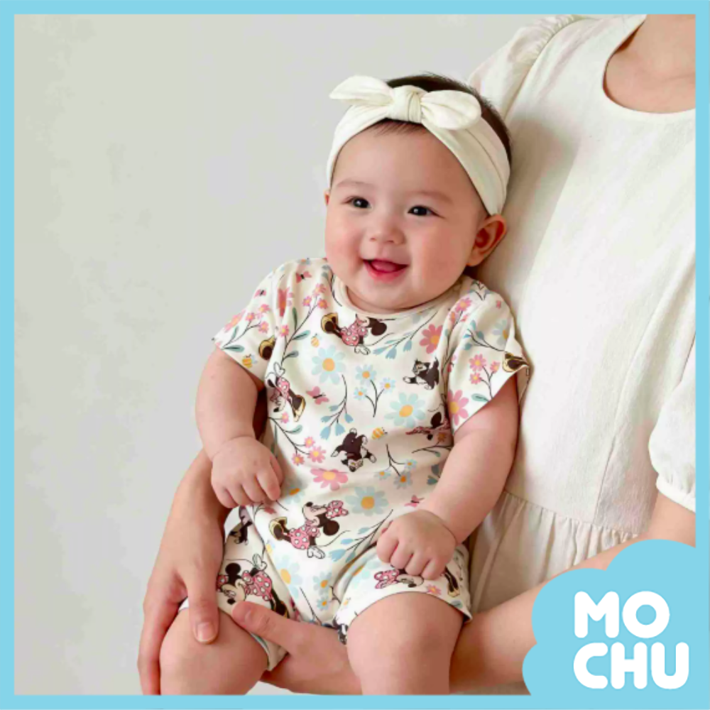 花叢米妮短袖連身衣