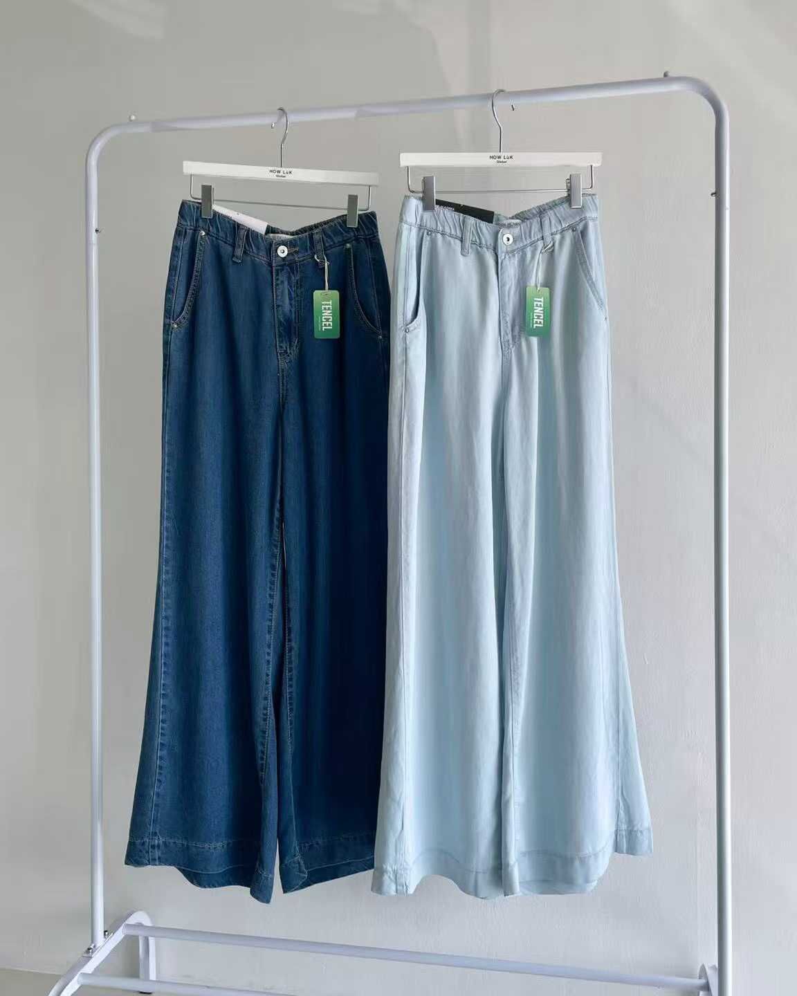 HL3054 涼感天絲垂墜感牛仔褲