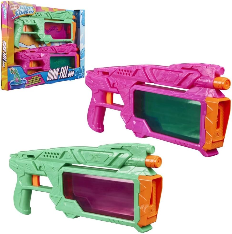 《 孩之寶 HASBRO 》 NERF 超威水槍 秒速充水雙入組