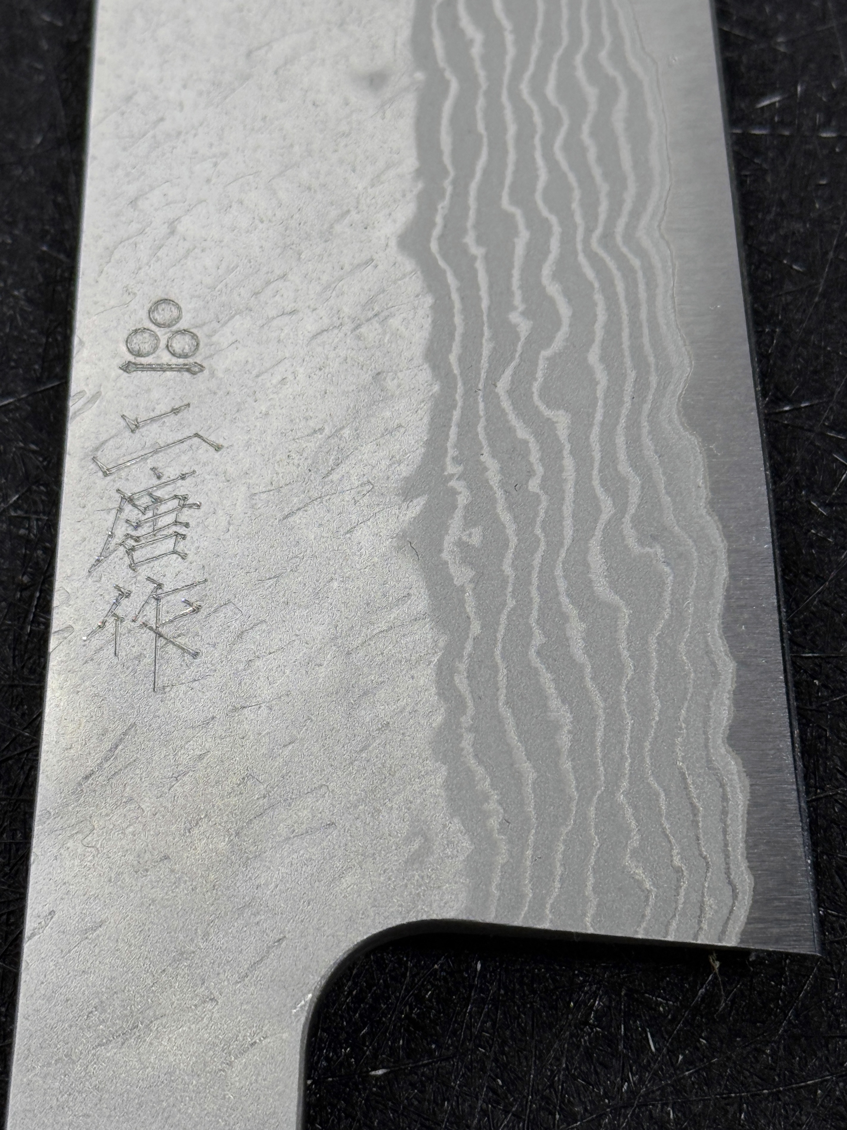 二唐刃物 VG10 大馬士革鋼 槌目 三德