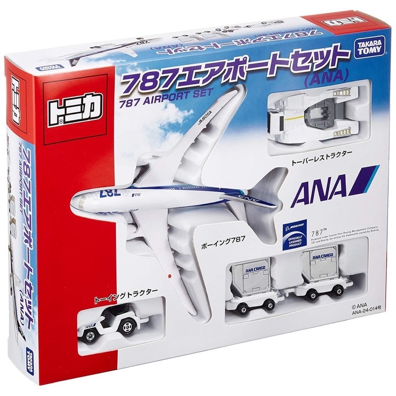 ANA 全日空 波音787機場玩具套組