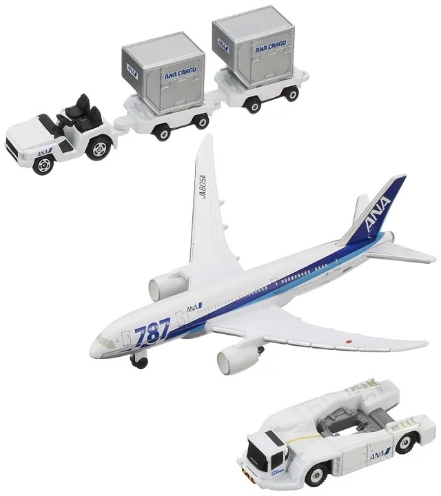ANA 全日空 波音787機場玩具套組