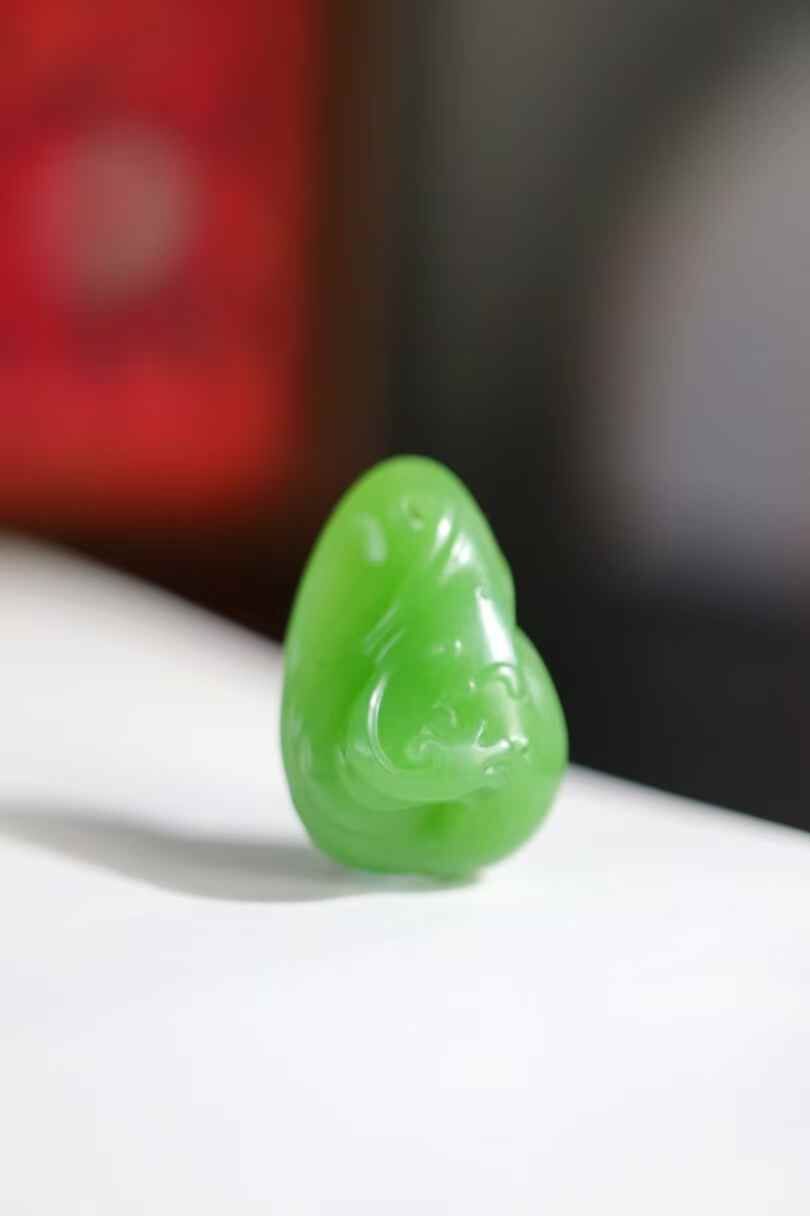 和田玉風生水起掛件,天然和田玉軟玉