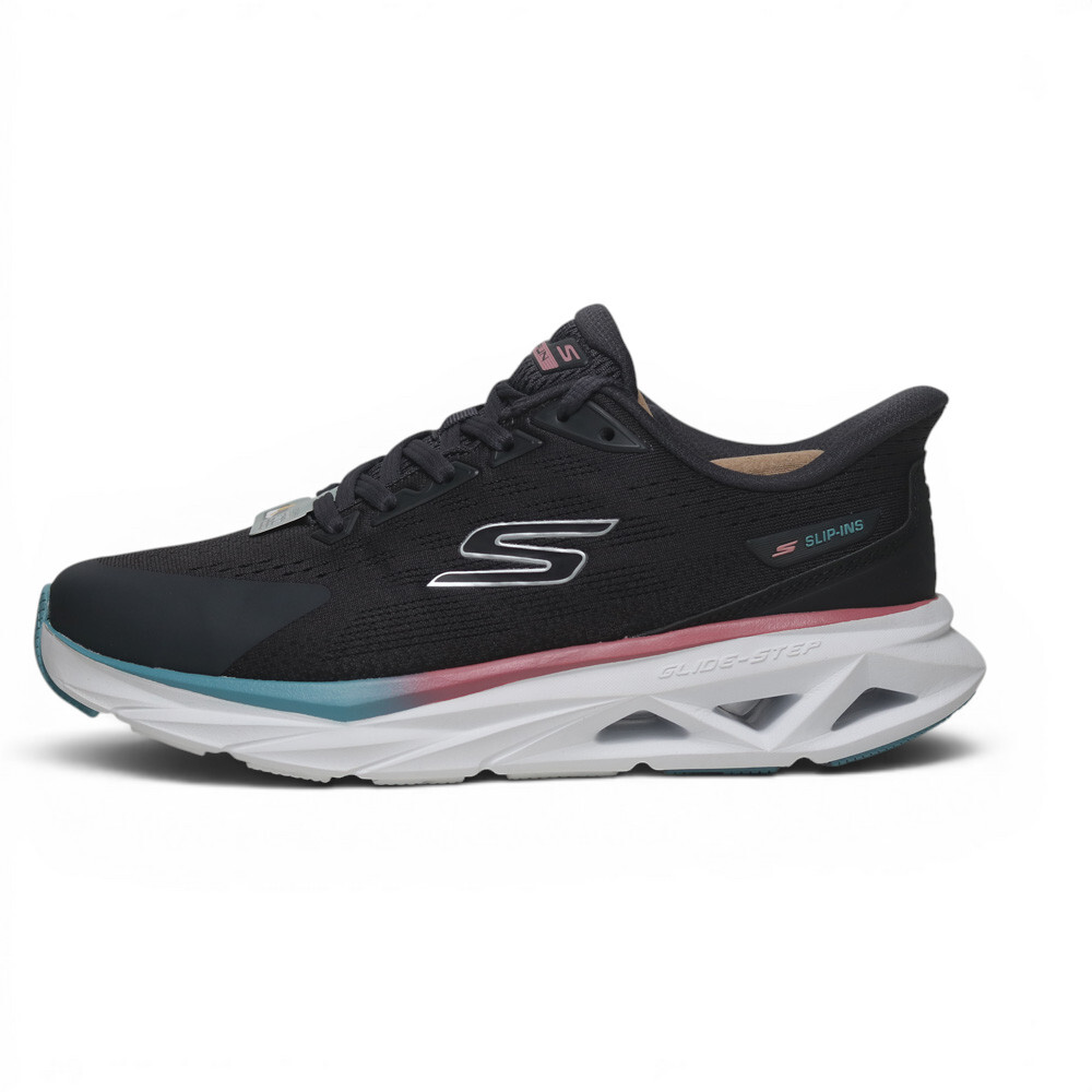SKECHERS 慢跑鞋 GLIDE-STEP VORTEX 深灰 瞬穿 運動鞋 女 129825WCHAR